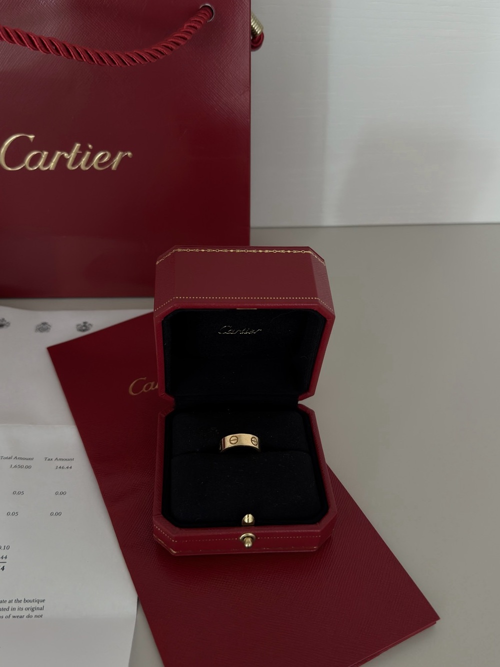 Cartier LOVE RING, CLASSIC MODEL - Picture 2 of 5